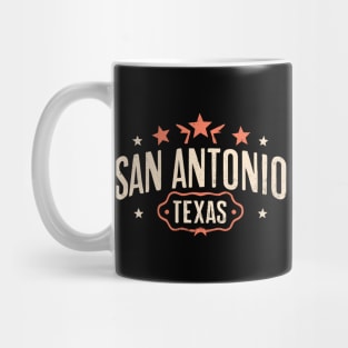 San Antonio Texas Vintage Design Mug